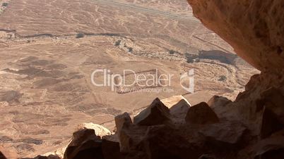 Masada hole view