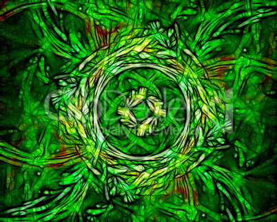 Green Nature Abstract Vine Image