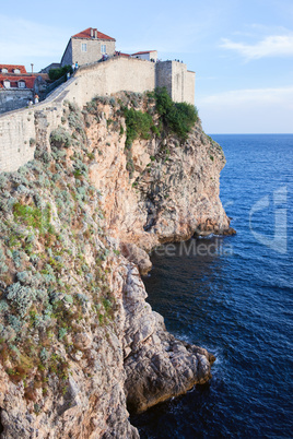 Dubrovnik Cliffs by the Adriatic Sea