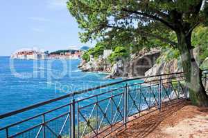 Adriatic Sea Coastline Near Dubrovnik