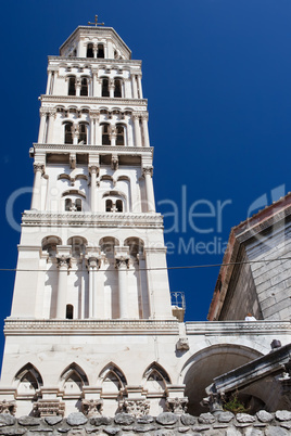 Bell Tower in Split Old Town