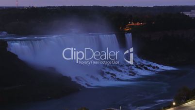 Timelapse Niagara Falls sunrise