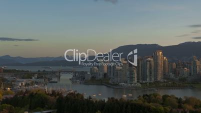 Timelapse Vancouver Skyline