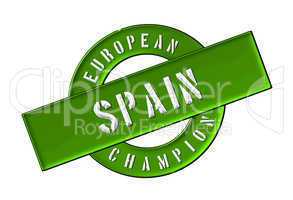 European Champion - Spain