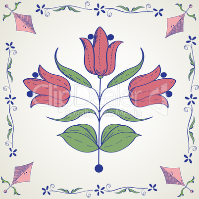 Decorative tile design