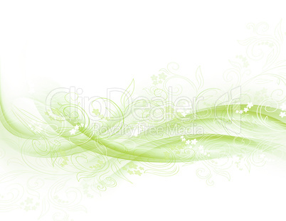 Abstract Floral Background