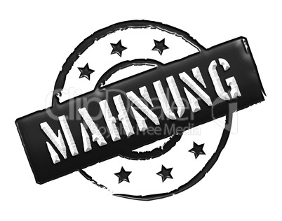 Stamp - MAHNUNG