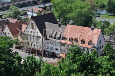 Blick auf Gemünden am Main