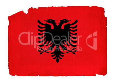 Grungy Flag - Albania