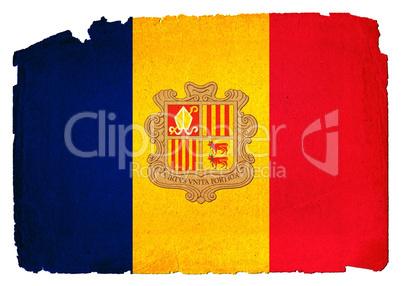 Grungy Flag - Andorra