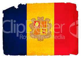 Grungy Flag - Andorra