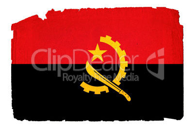 Grungy Flag - Angola