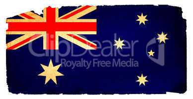 Grungy Flag - Australia
