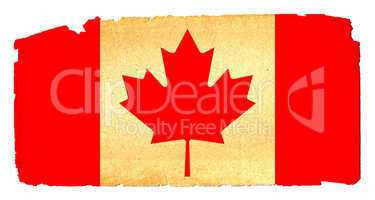 Grungy Flag - Canada