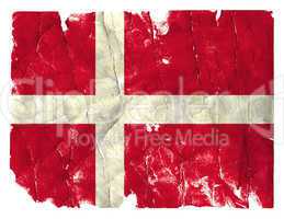 Grungy Flag - Denmark