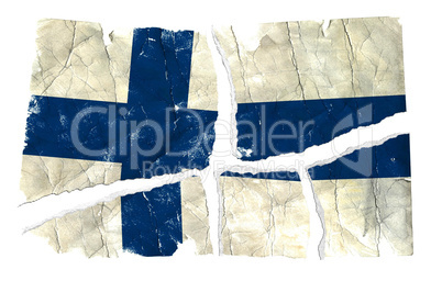 Grungy Flag - Finland