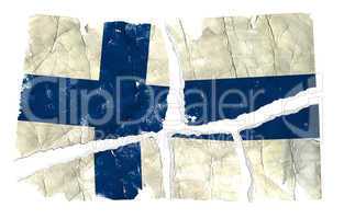 Grungy Flag - Finland