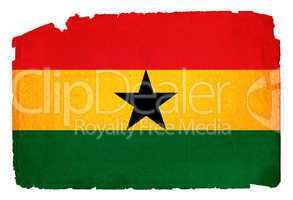 Grungy Flag - Ghana