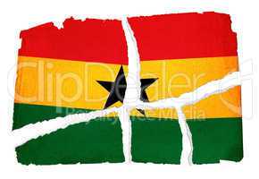 Grungy Flag - Ghana