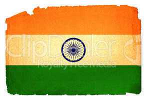 Grungy Flag - India