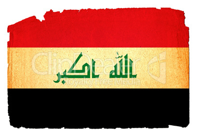 Grungy Flag - Iraq