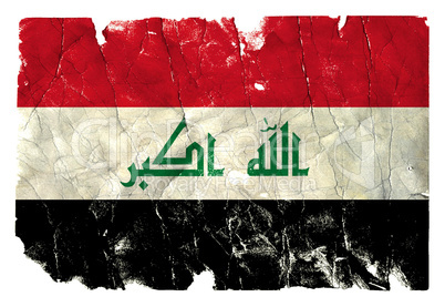 Grungy Flag - Iraq