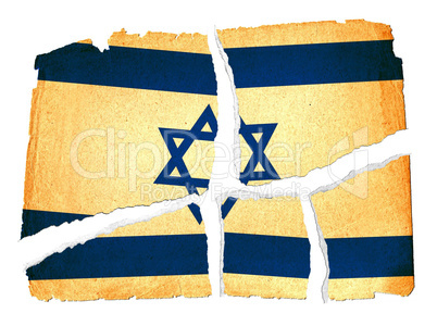 Grungy Flag - Israel