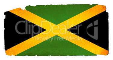 Grungy Flag - Jamaica