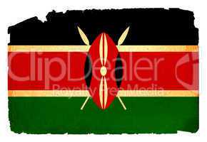 Grungy Flag - Kenya