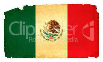 Grungy Flag - Mexico