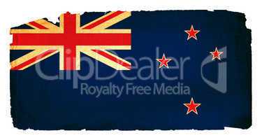 Grungy Flag - New Zealand