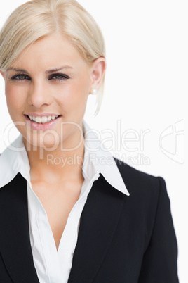 Portrait of a beautiful smiling businesswoman