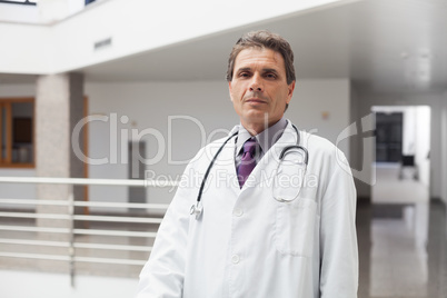 Doctor looking serious