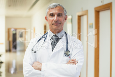 Doctor standing in the corridor