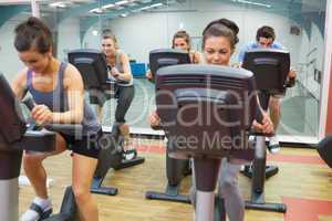 Spinning class in action