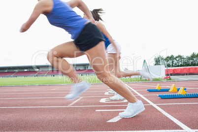 Runners starting the race