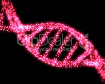 Pink DNA Helix