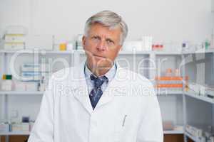 Doctor in a pharmacy