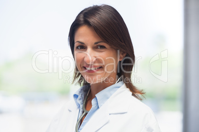 Portrait of doctor in labcoat