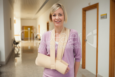 Patient with broken arm