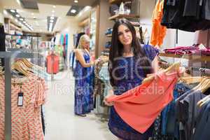 Women looking at clothes