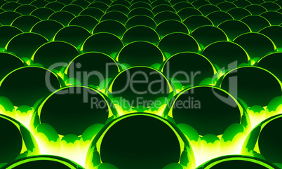 Magic Matrix Balls Background - Green 11