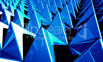 Pyramiden Hintergrund Matrix Blau Cyan 11