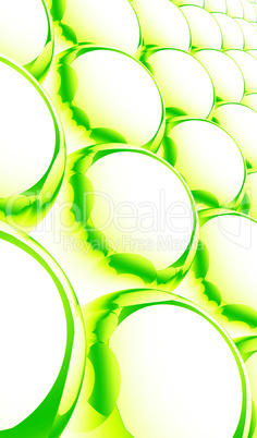 Hintergrund - Kugel Reihe grün weiß