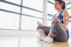 Woman meditating