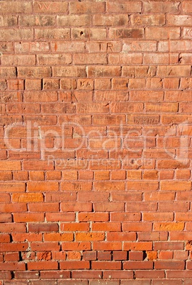 Grungy Brick Wall Wide