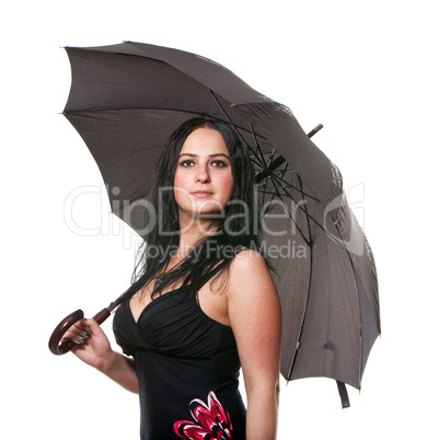 Woman with an umbrella