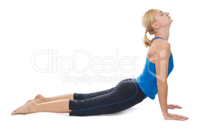 Practicing Yoga. Young woman Practicing Yoga. Young woman