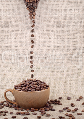 Cup of coffee. Cup of coffee.