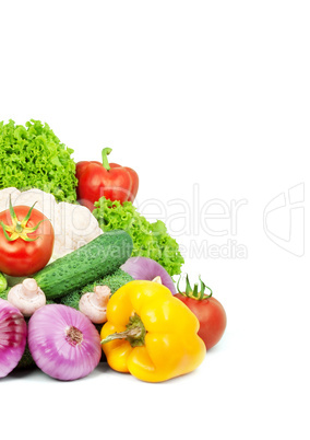 Assorted fresh vegetables